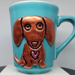 Fiestware Customized Dachshund Mug 10oz